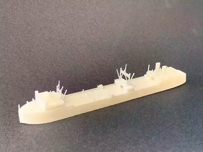 Whaling factory ship Norhval 3D print model