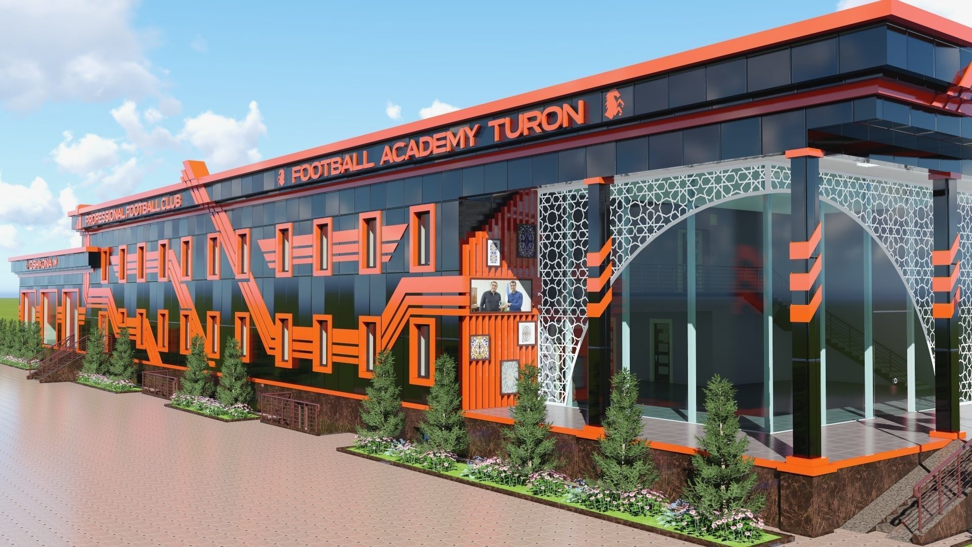 PFC TURON FOOTBALL ACADEMY UZBEKISTAN FERGANA YAYPAN 3D model_5