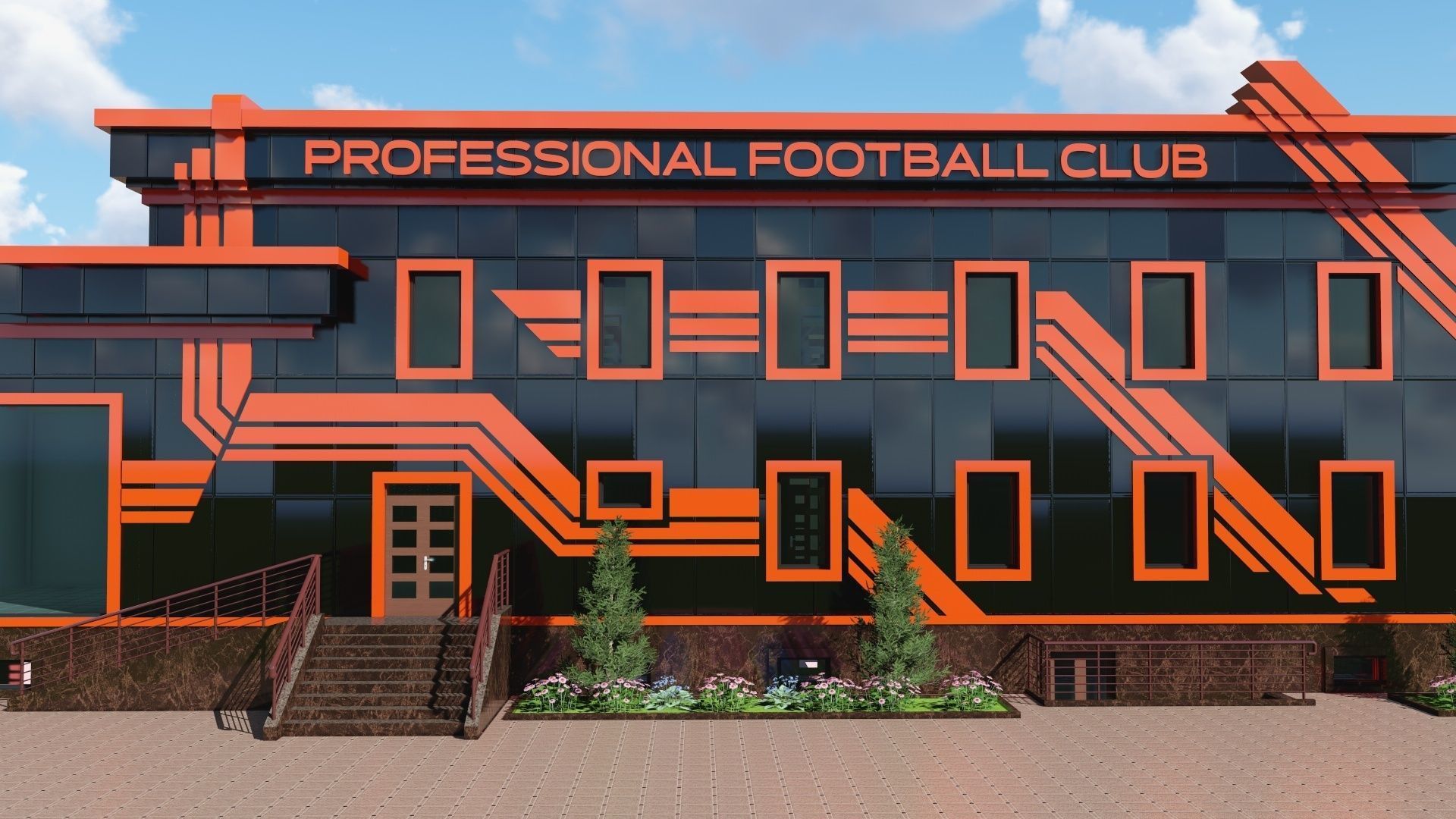 PFC TURON FOOTBALL ACADEMY UZBEKISTAN FERGANA YAYPAN 3D model_3