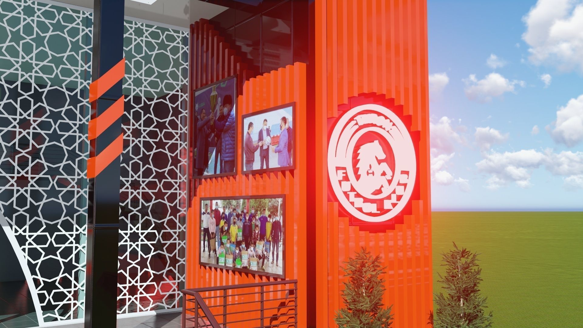PFC TURON FOOTBALL ACADEMY UZBEKISTAN FERGANA YAYPAN 3D model_12