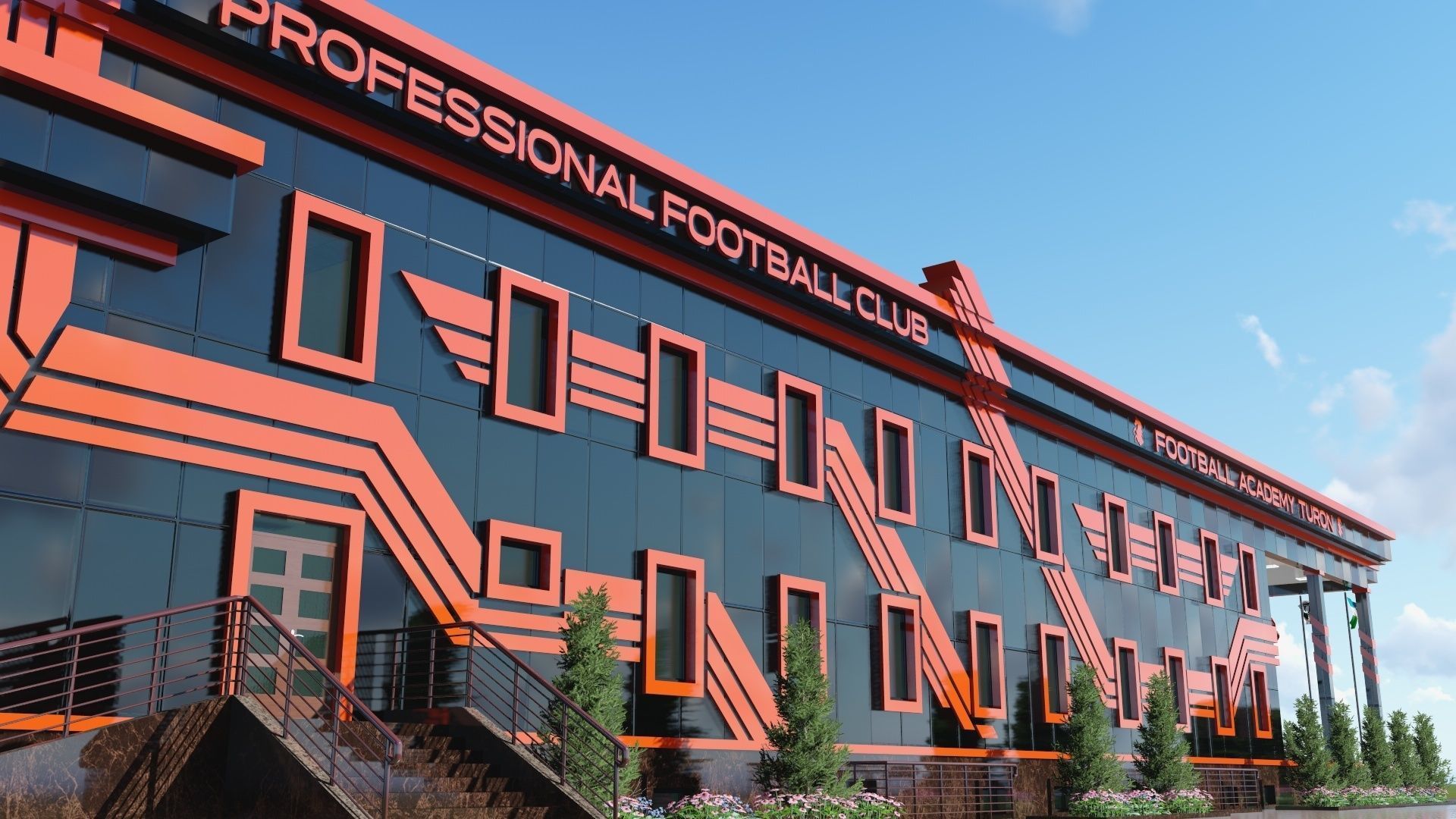 PFC TURON FOOTBALL ACADEMY UZBEKISTAN FERGANA YAYPAN 3D model_20