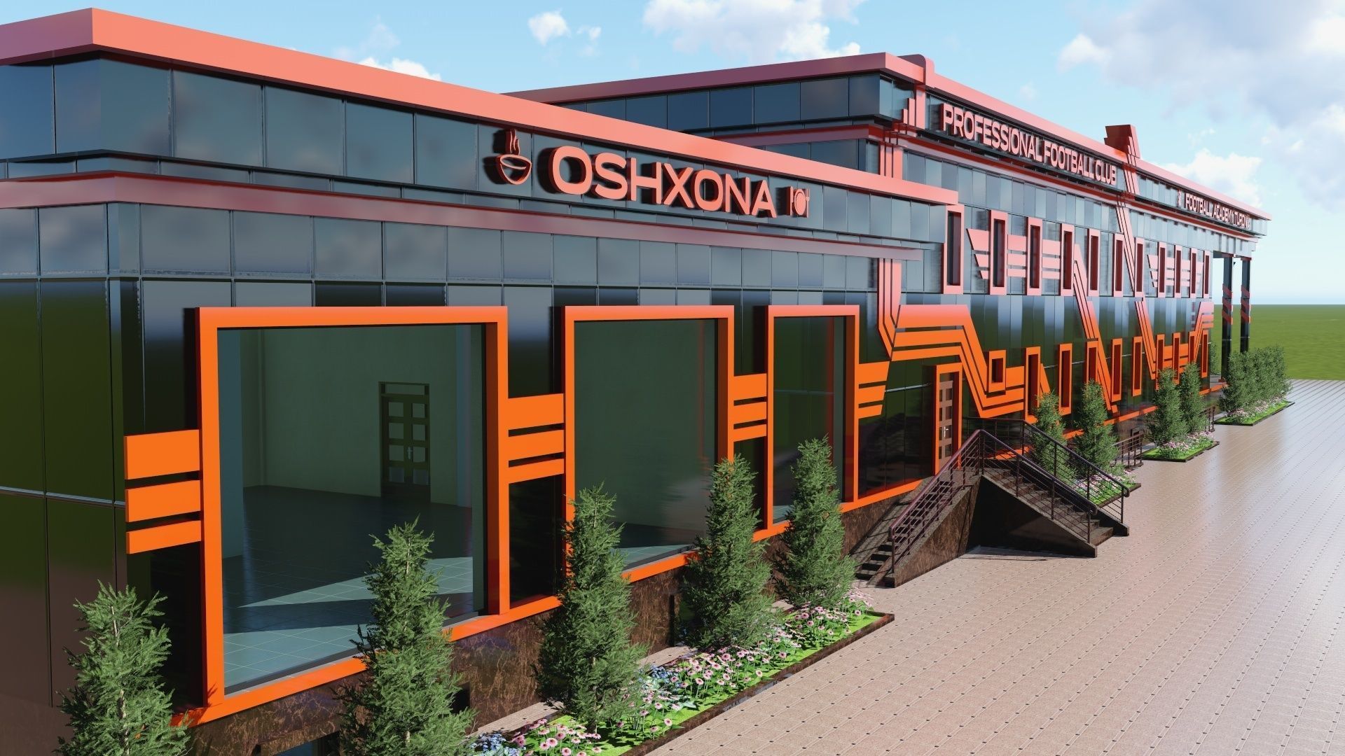 PFC TURON FOOTBALL ACADEMY UZBEKISTAN FERGANA YAYPAN 3D model_6