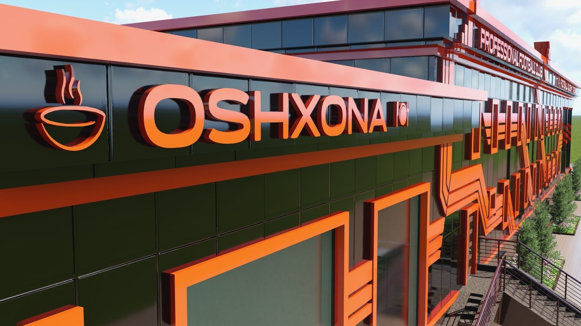 PFC TURON FOOTBALL ACADEMY UZBEKISTAN FERGANA YAYPAN 3D model_18