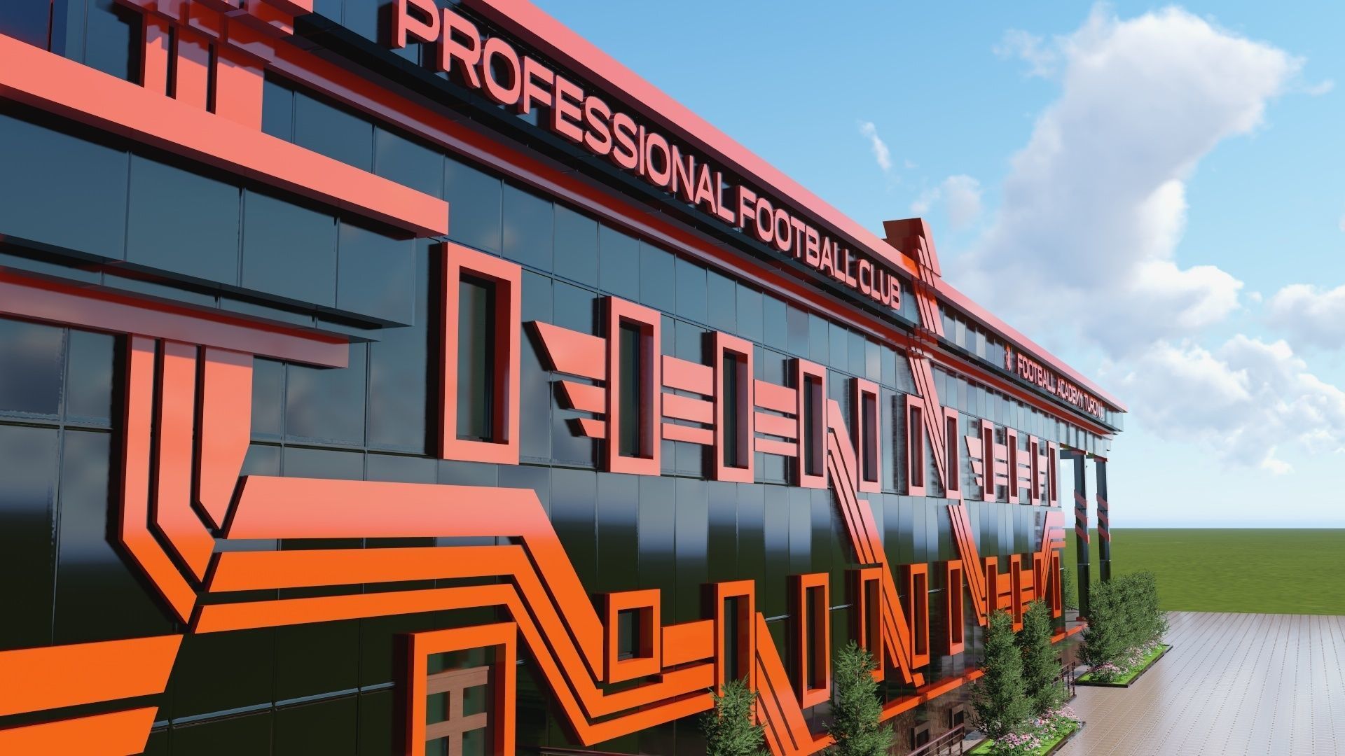 PFC TURON FOOTBALL ACADEMY UZBEKISTAN FERGANA YAYPAN 3D model_19