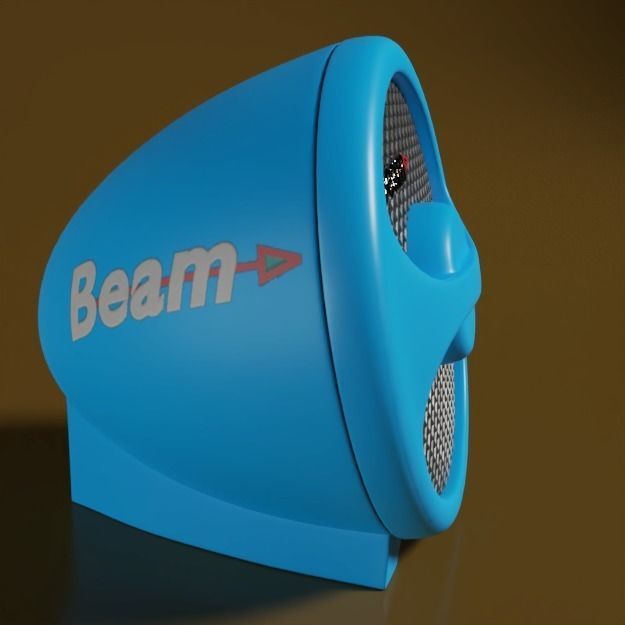 Vintage HIFI Mobile Loudspeaker-Beam SR 408 3D model_1