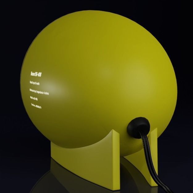 Vintage HIFI Mobile Loudspeaker-Beam SR 408 3D model_7