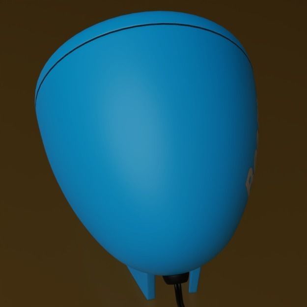 Vintage HIFI Mobile Loudspeaker-Beam SR 408 3D model_10