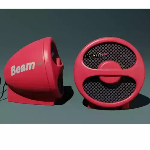 Vintage HIFI Mobile Loudspeaker-Beam SR 408 3D model