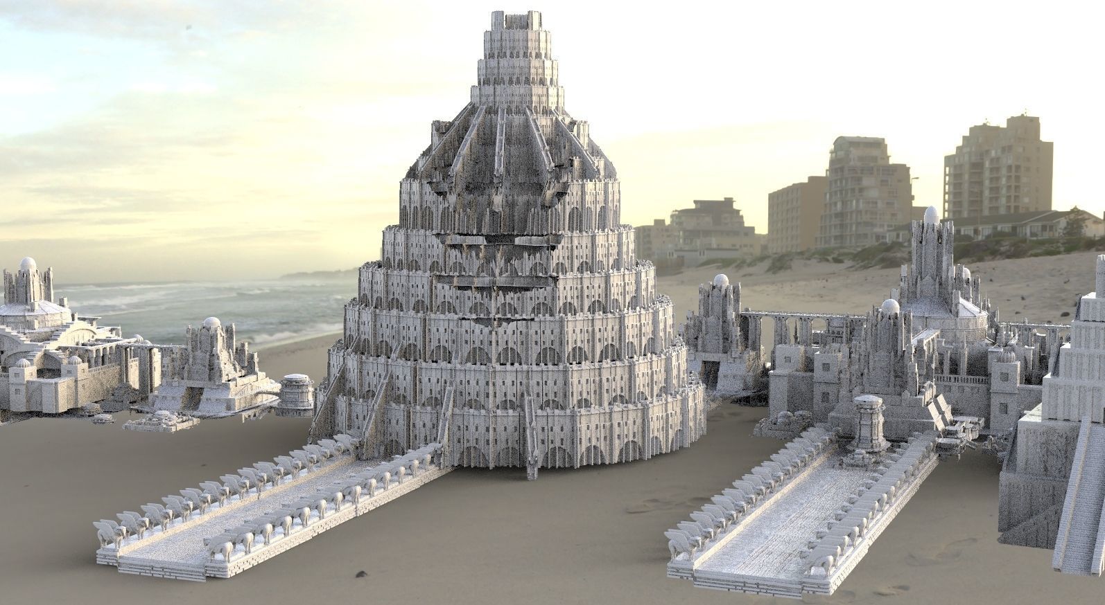 Babylon City Collection 1 3D model_4