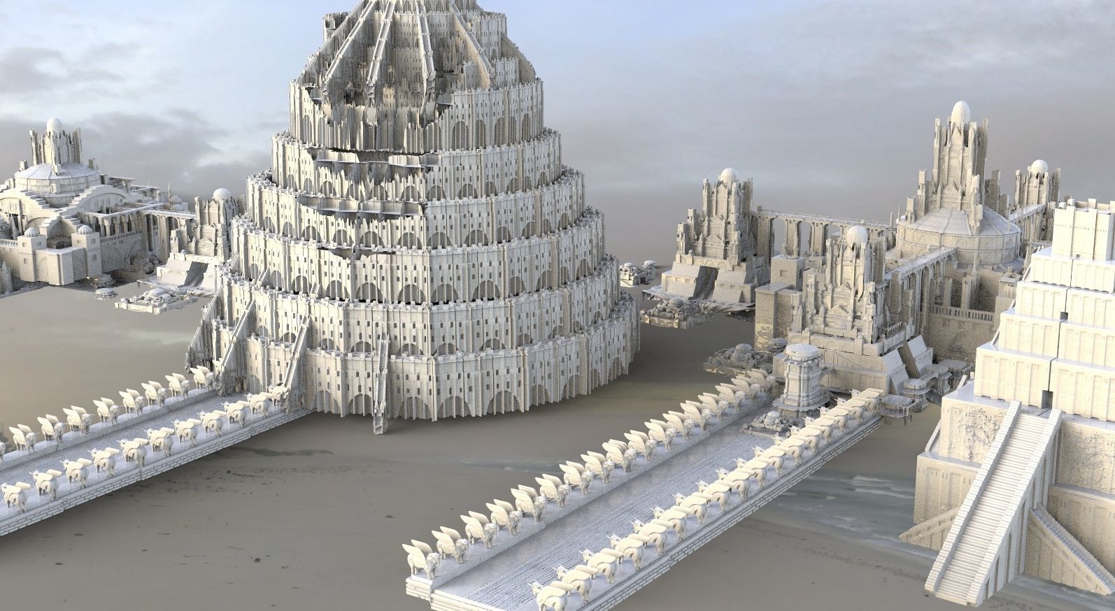 Babylon City Collection 1 3D model_1