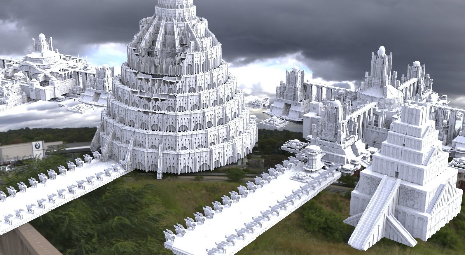 Babylon City Collection 1 3D model_3