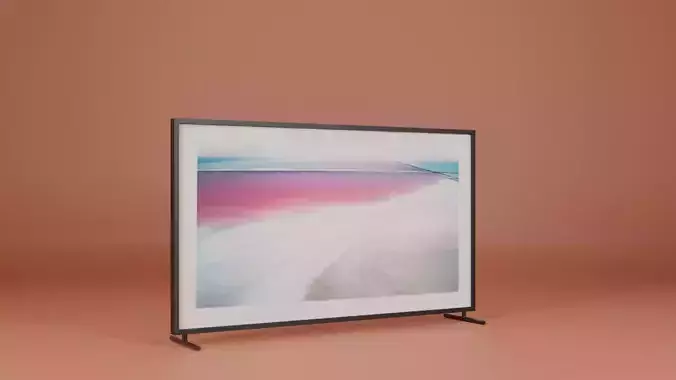Samsung The Frame Smart TV 65 Inc Low-poly 3D model