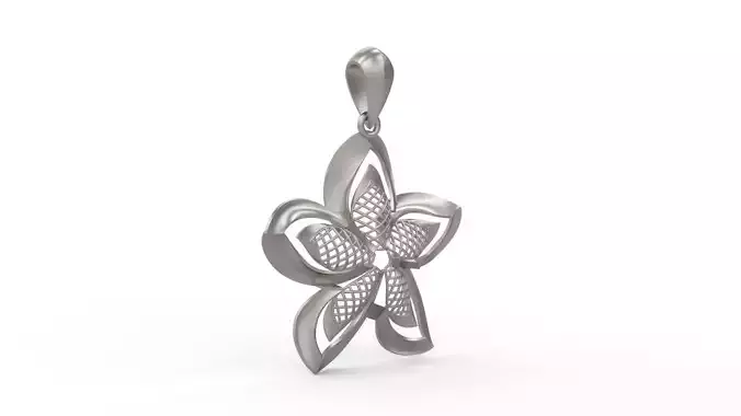 Ultra Vision Multidimensional Flower Women Pendant