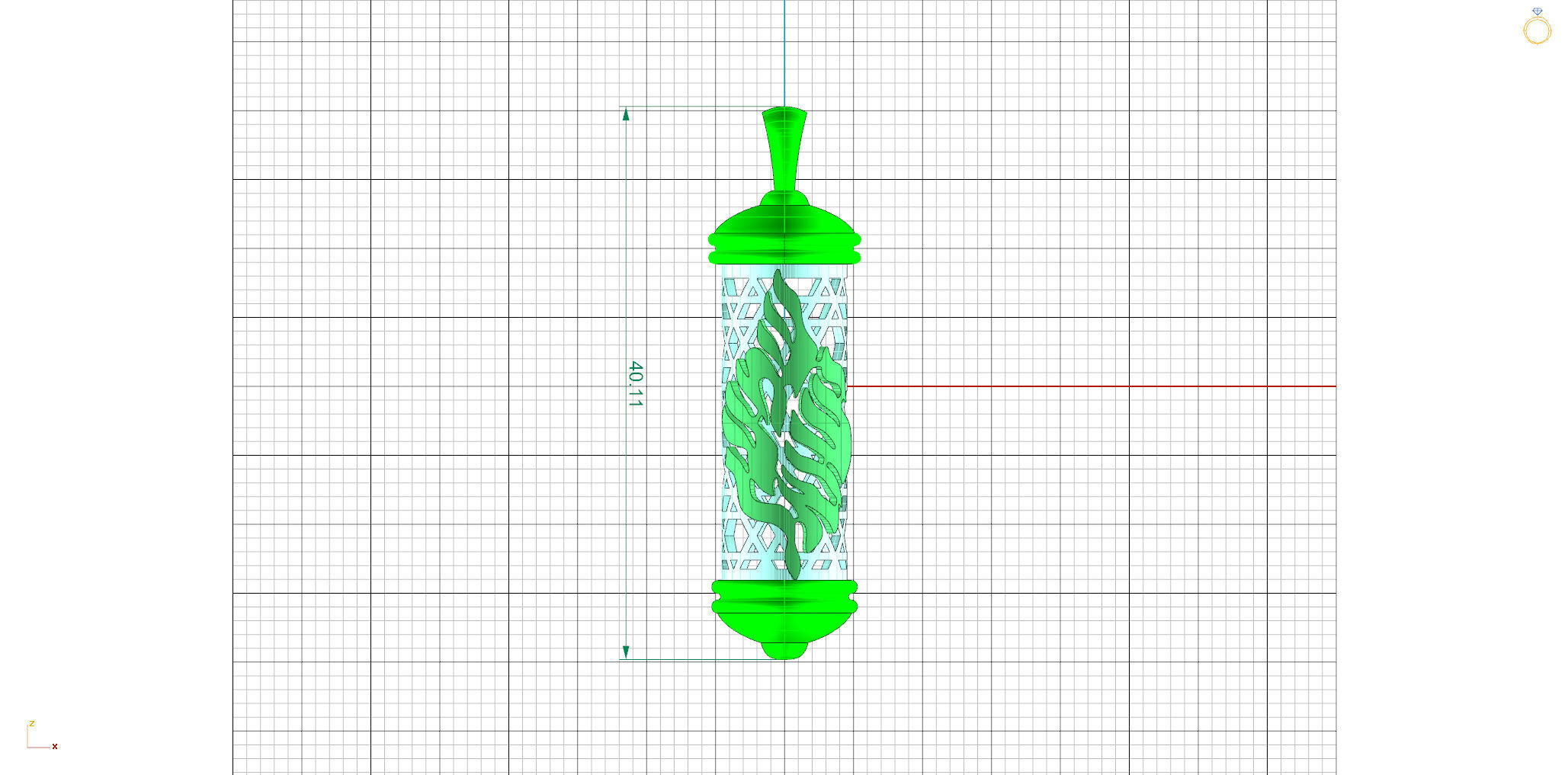 Shema Mezuzah Pendant 2 Sizes 3D print model_5