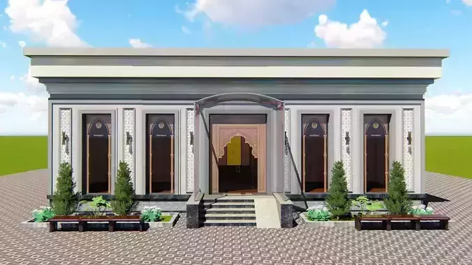 Sewing shop Uzbekistan Yaypan chevarxona 3D model