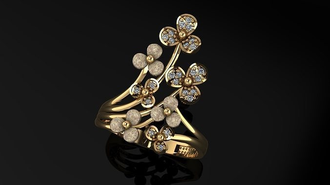 ring gold 3D print model