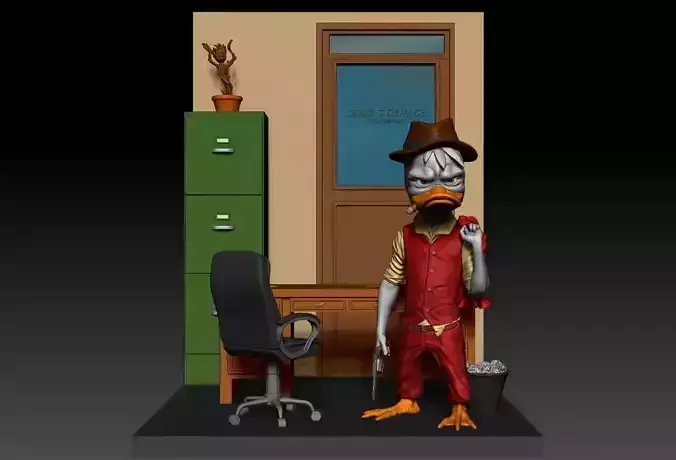 Howard The Duck - What If Series Version 3D print model