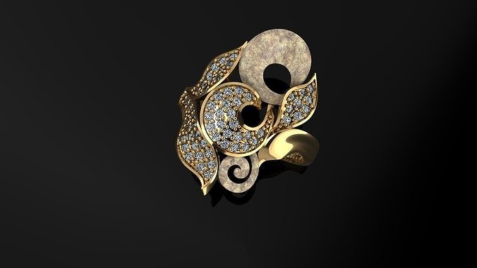 ring gold  3D print model