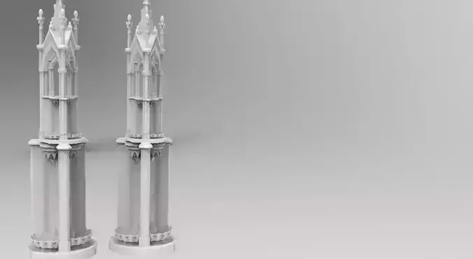 Church gothic pillar detail 