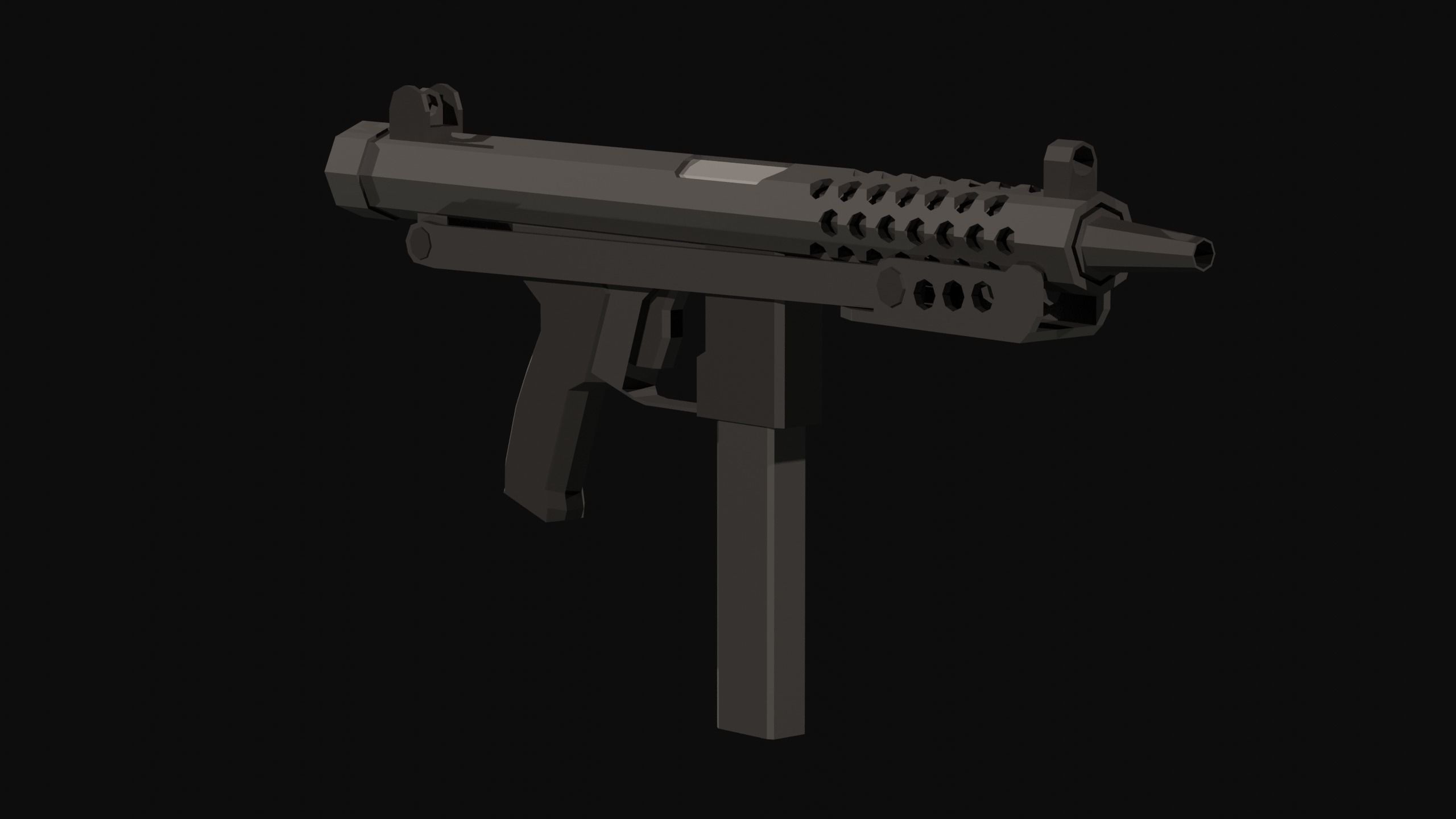 Star Z62 Low Poly Low-poly 3D model_4