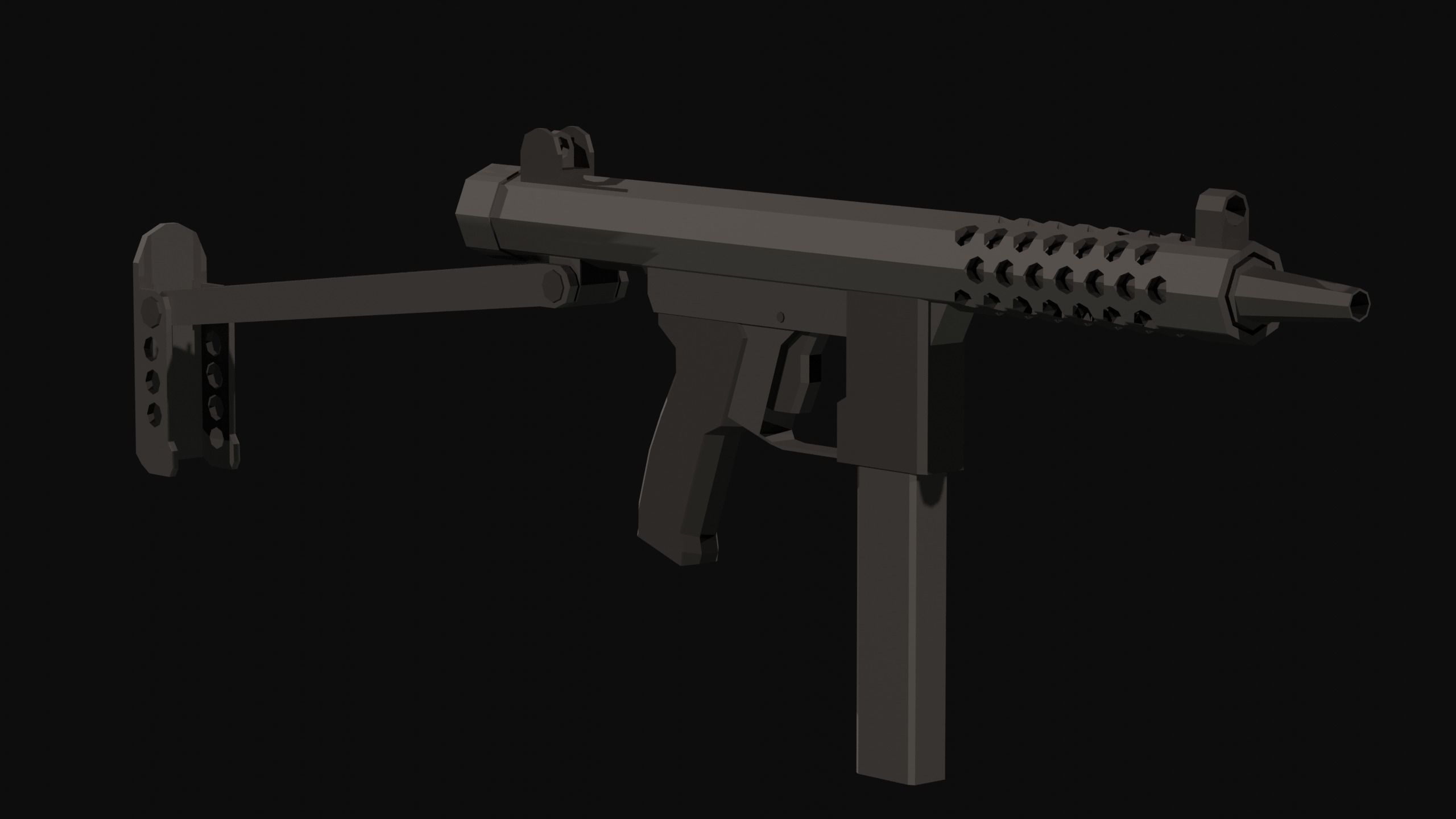 Star Z62 Low Poly Low-poly 3D model_2