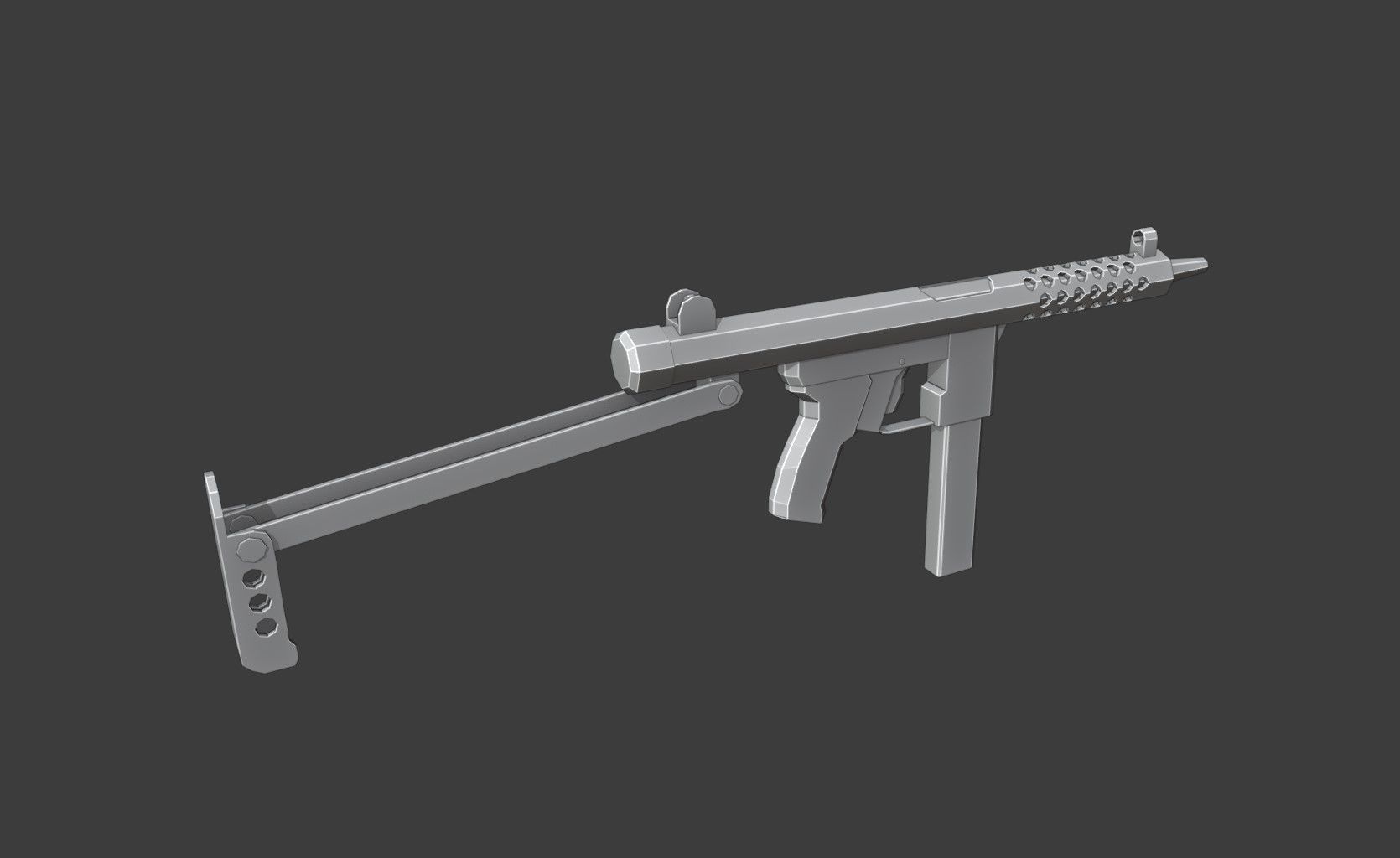 Star Z62 Low Poly Low-poly 3D model_9