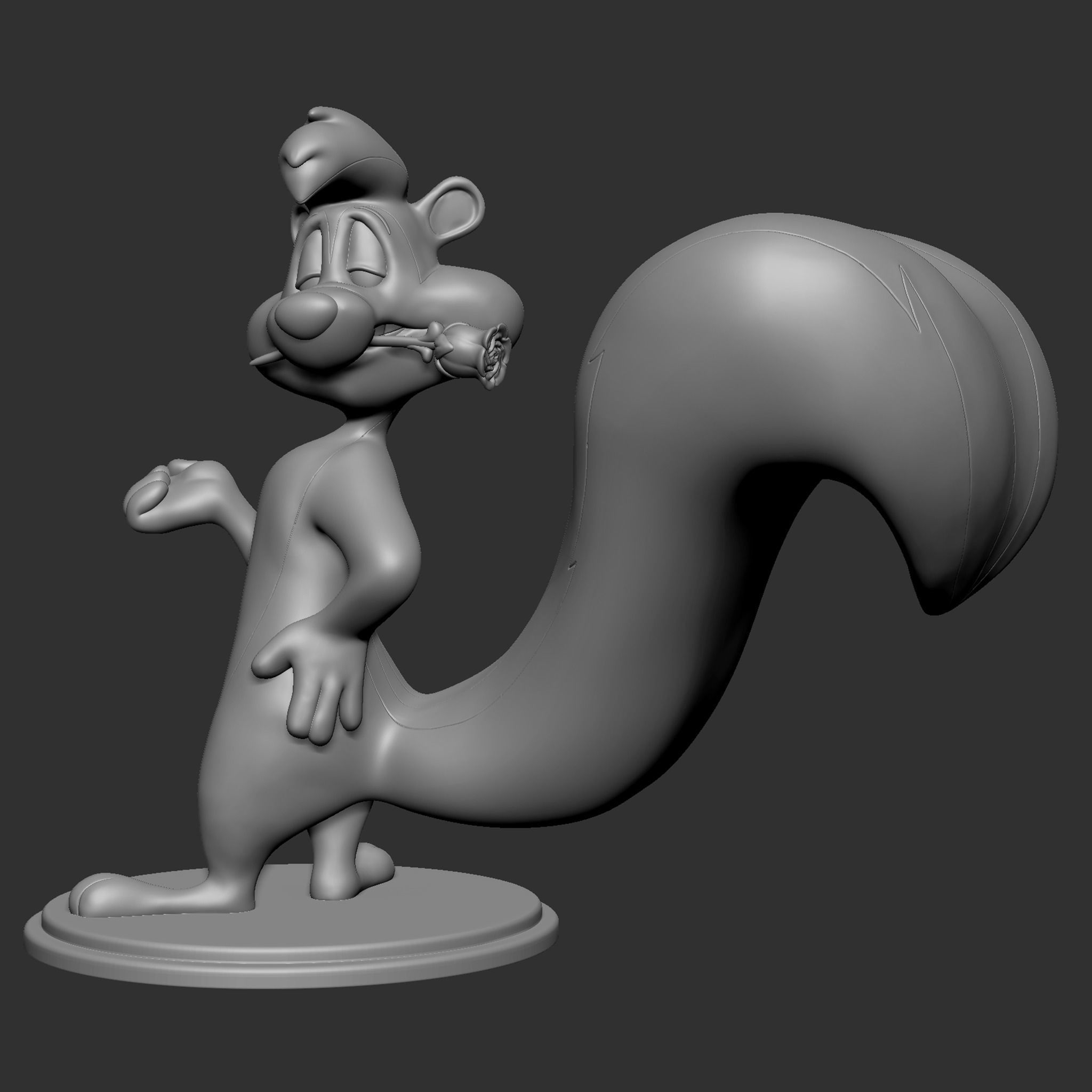 Pepe Le Pew 3D print model_18