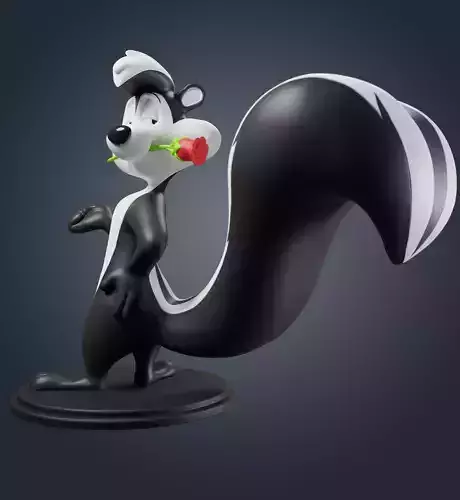 Pepe Le Pew 3D print model