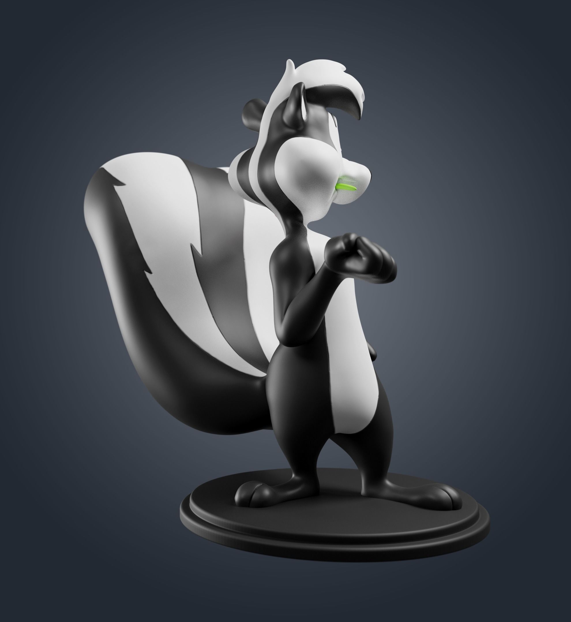 Pepe Le Pew 3D print model_4
