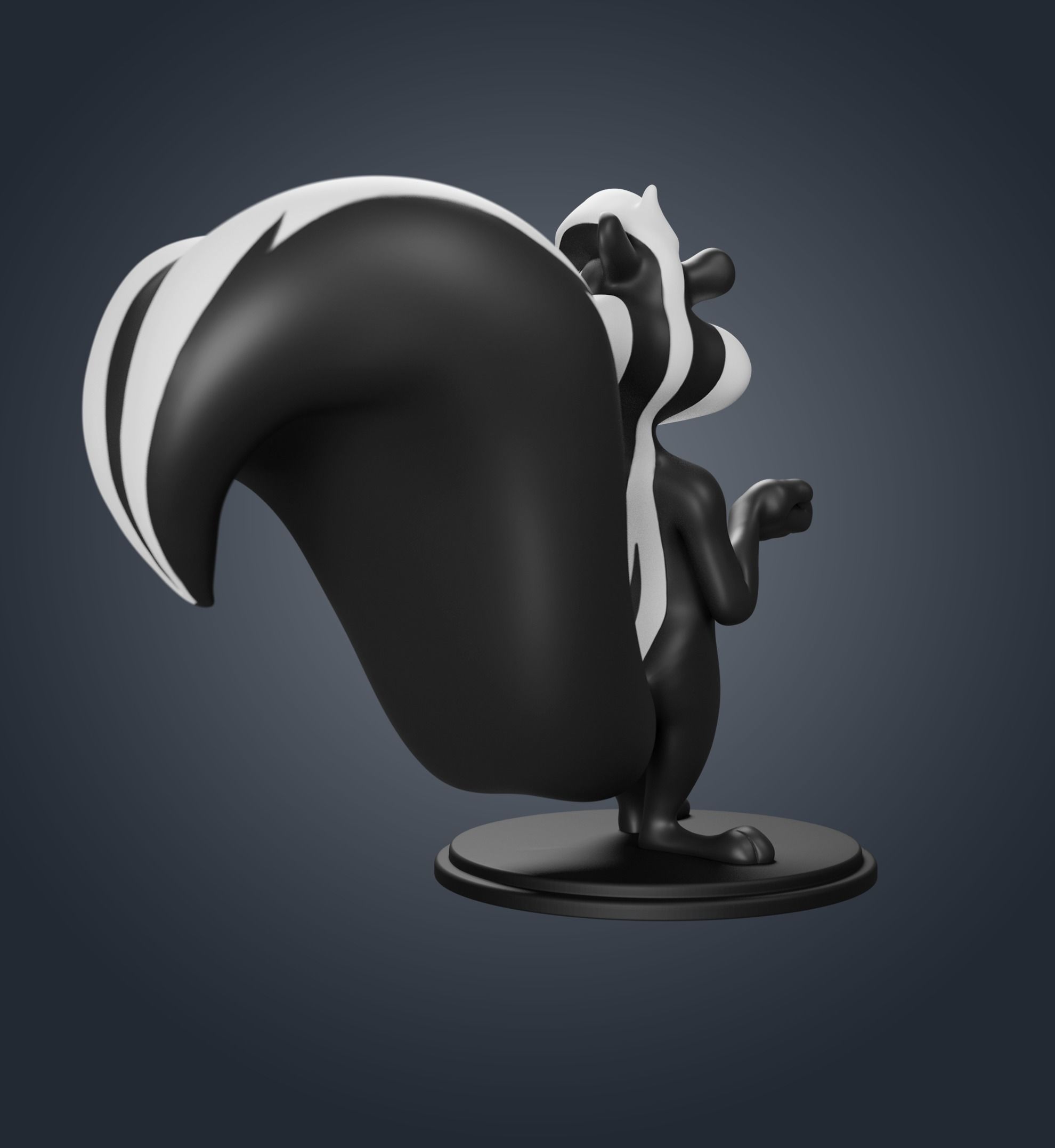 Pepe Le Pew 3D print model_7
