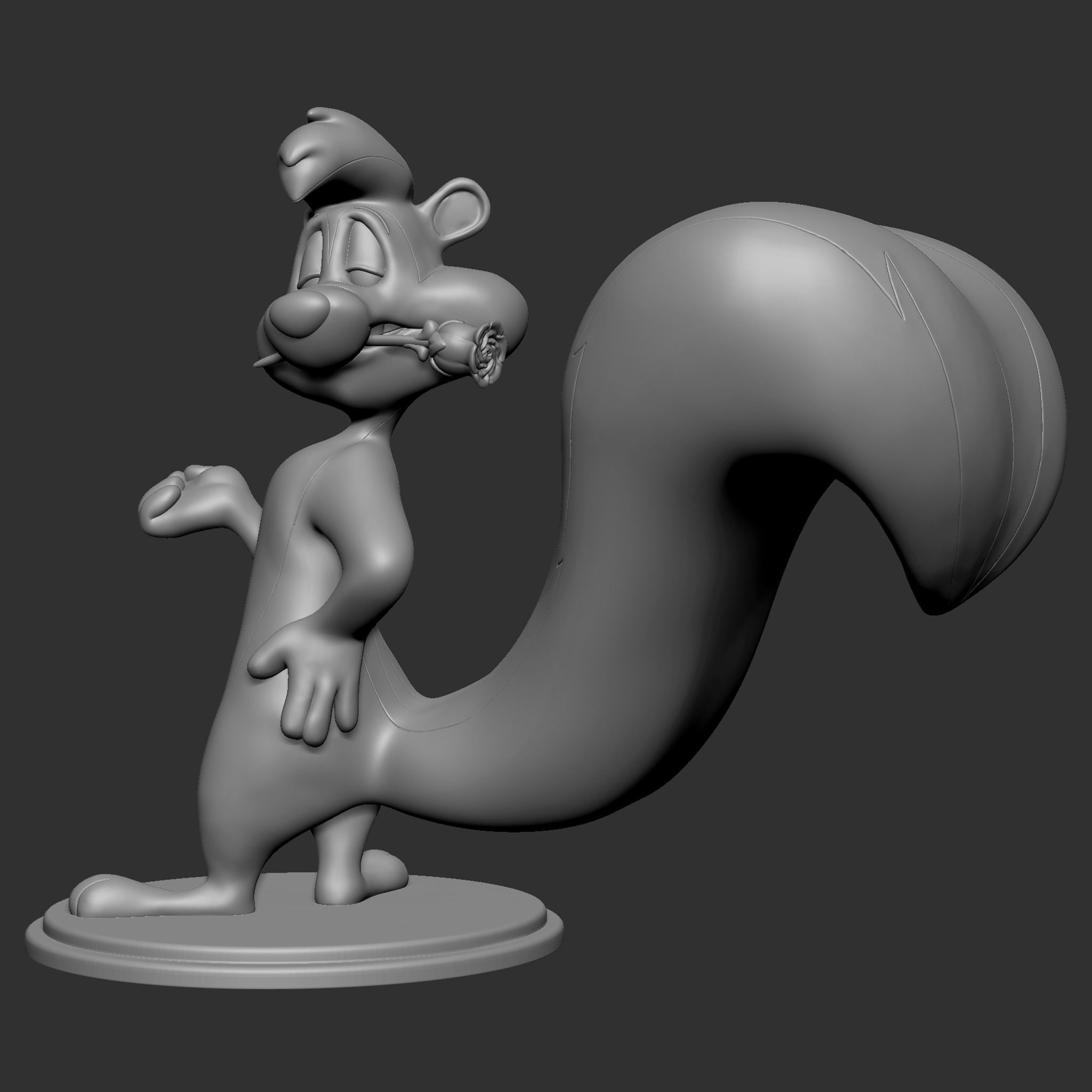 Pepe Le Pew 3D print model_10