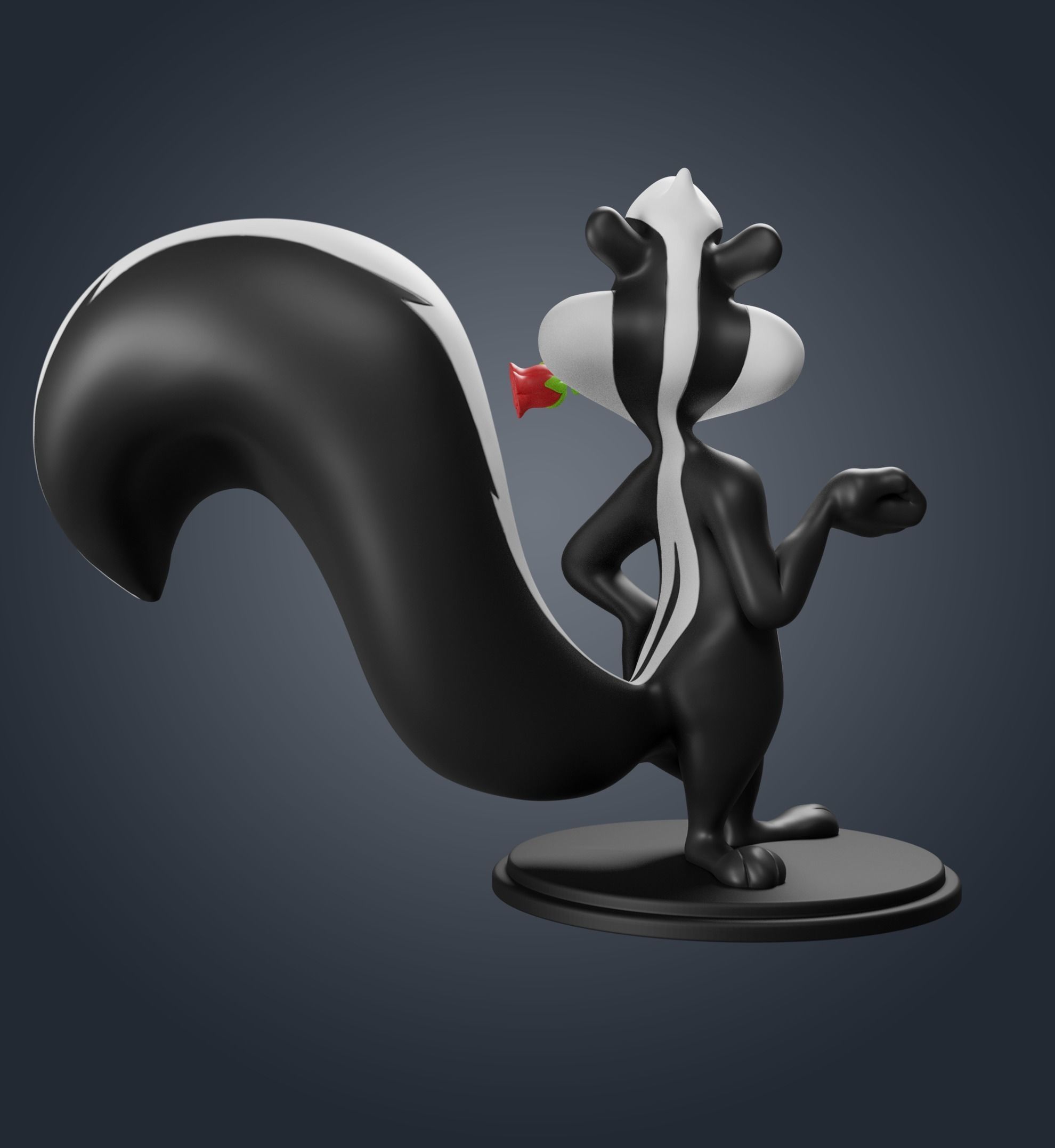 Pepe Le Pew 3D print model_6