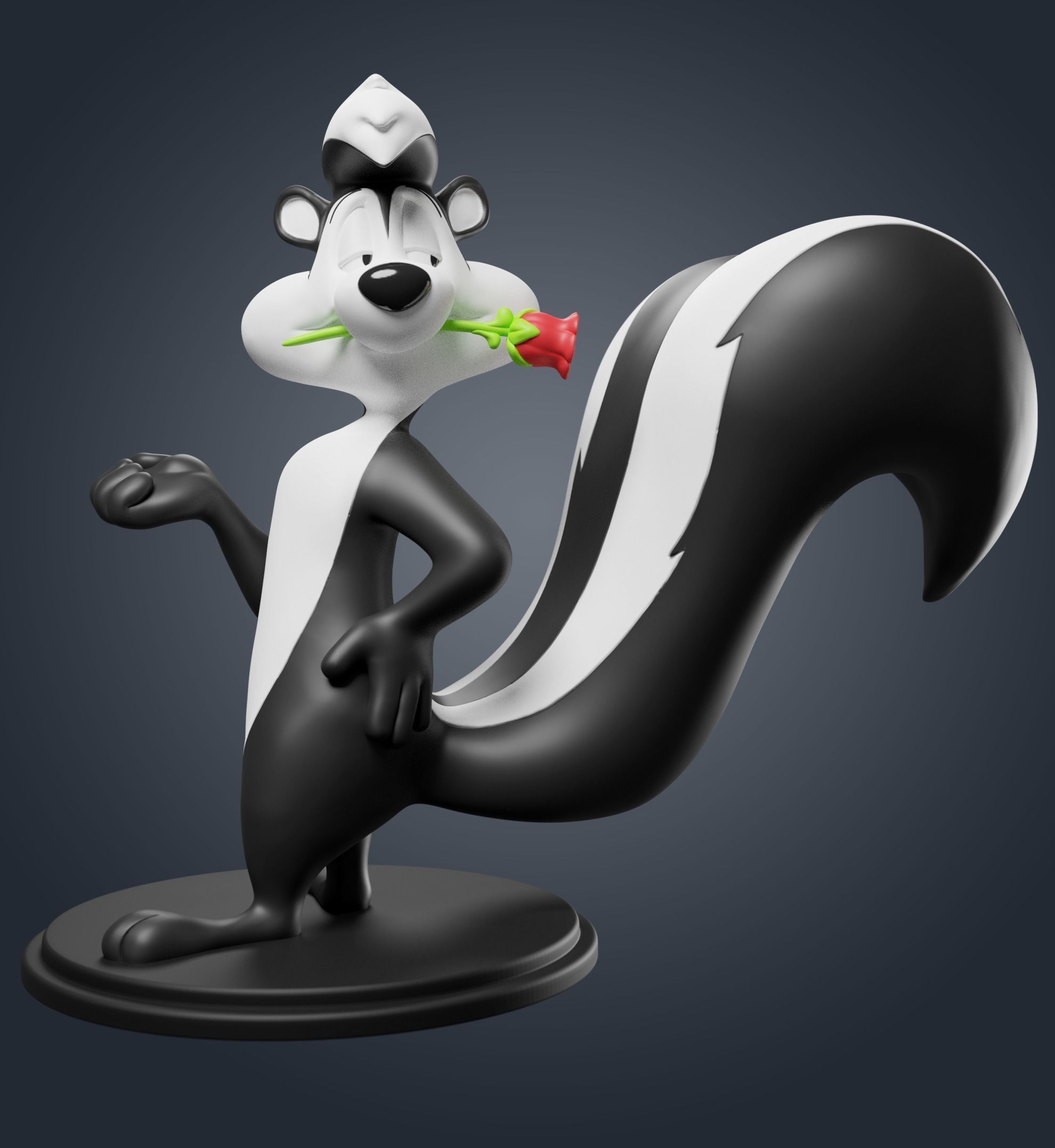 Pepe Le Pew 3D print model_1
