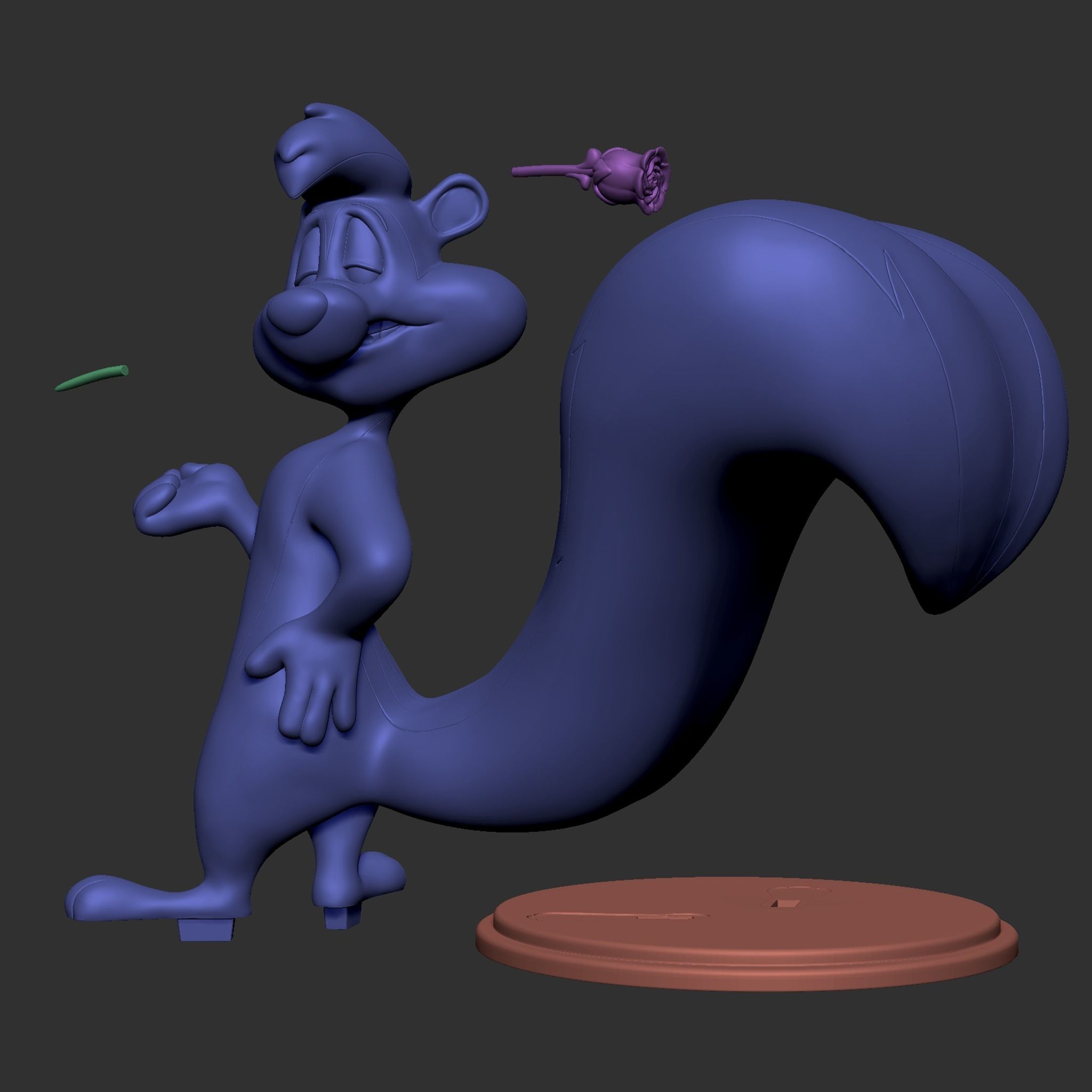 Pepe Le Pew 3D print model_19