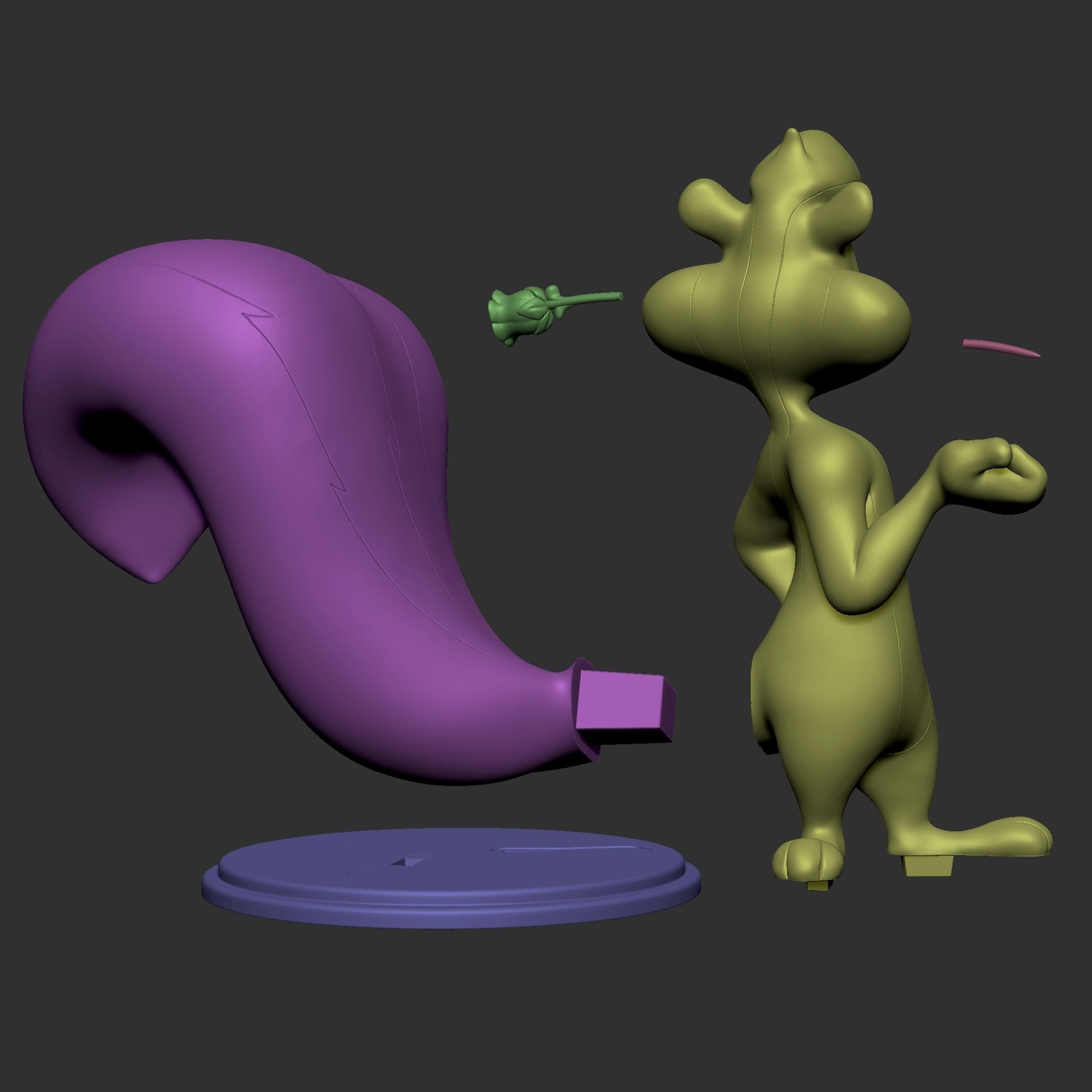 Pepe Le Pew 3D print model_22