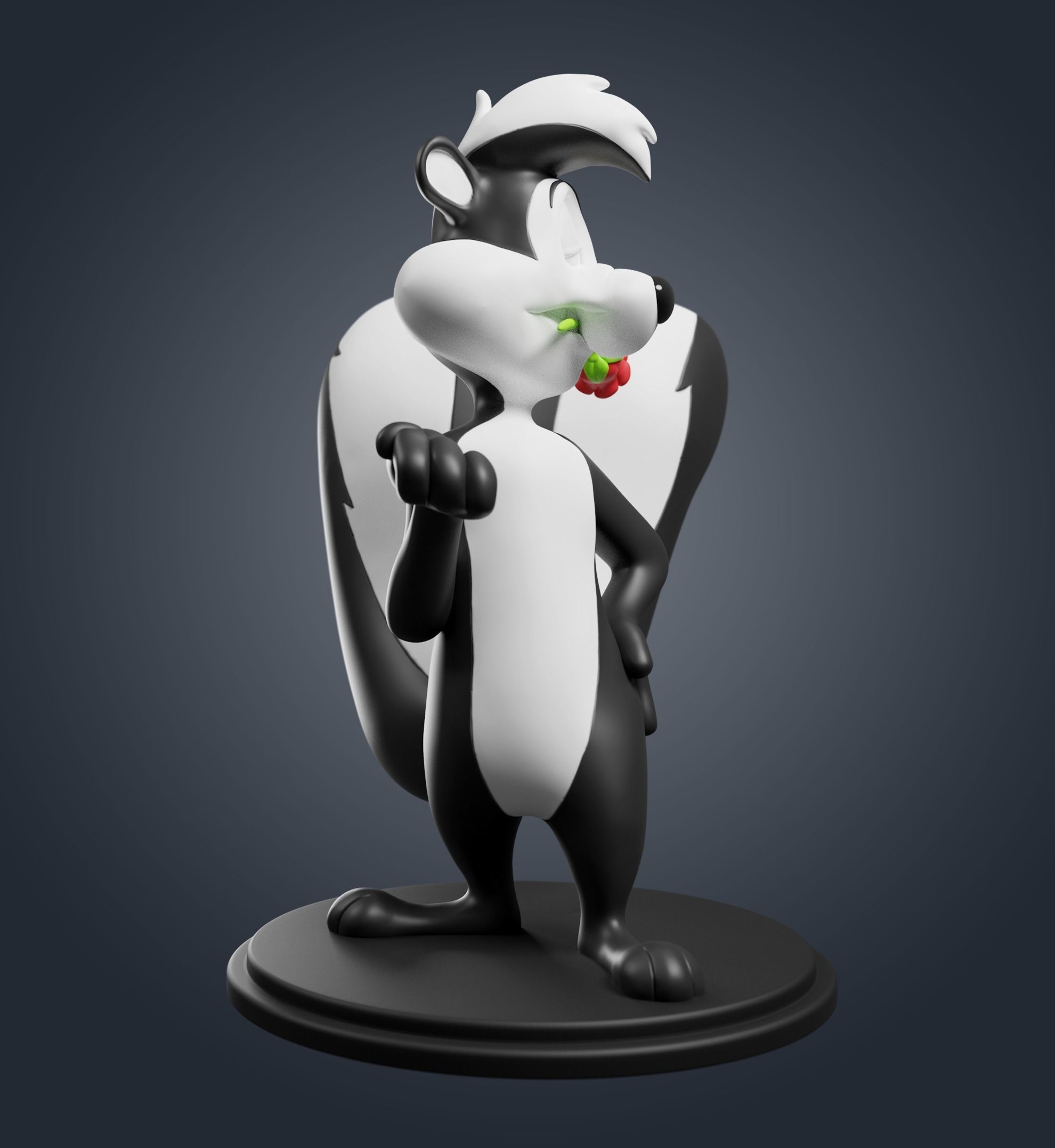 Pepe Le Pew 3D print model_3