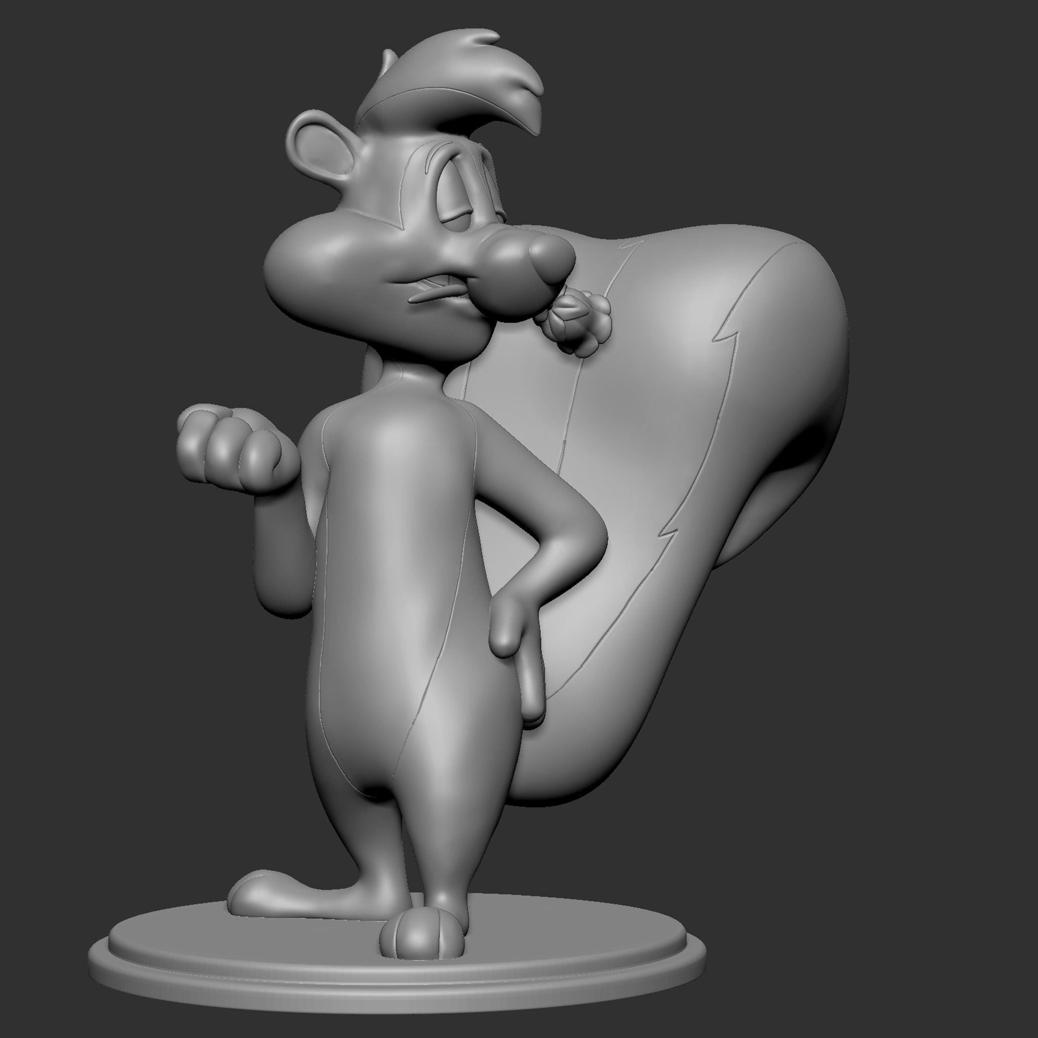 Pepe Le Pew 3D print model_12