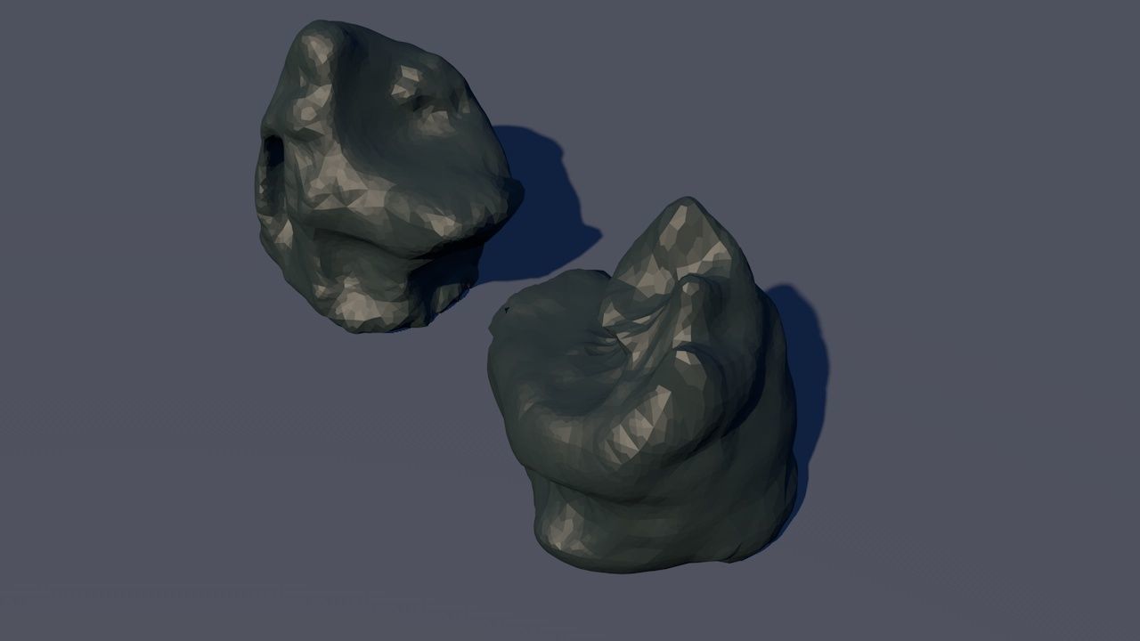 MOUNTAIN STONE ROCK 3D model_2