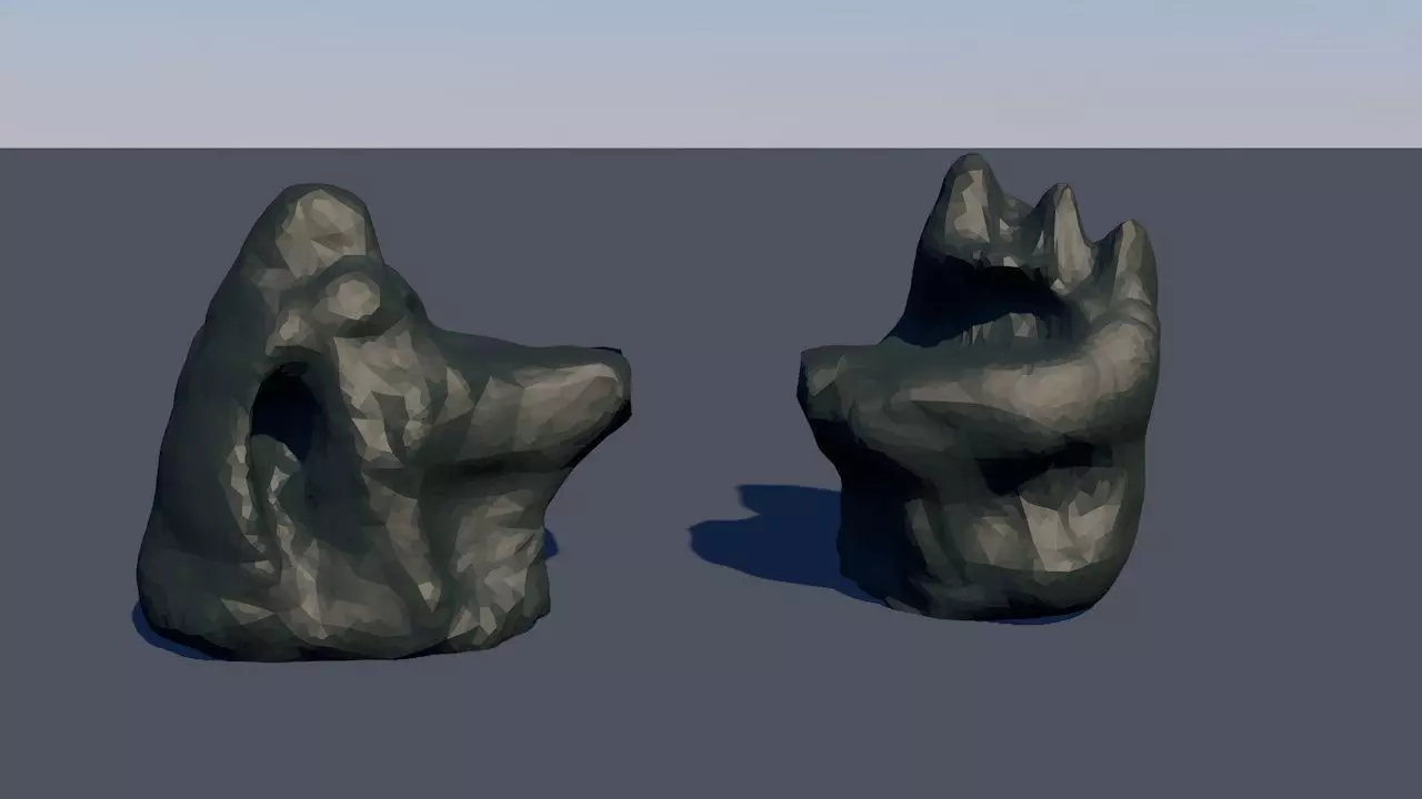 MOUNTAIN STONE ROCK 3D model_0