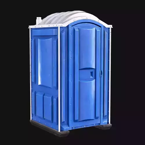  Portaloo Portable Toilet Low-poly 3D model