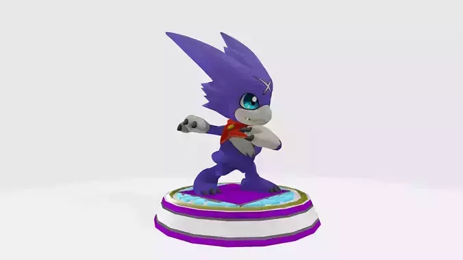 Gumdramon sonic hedgehog trophy