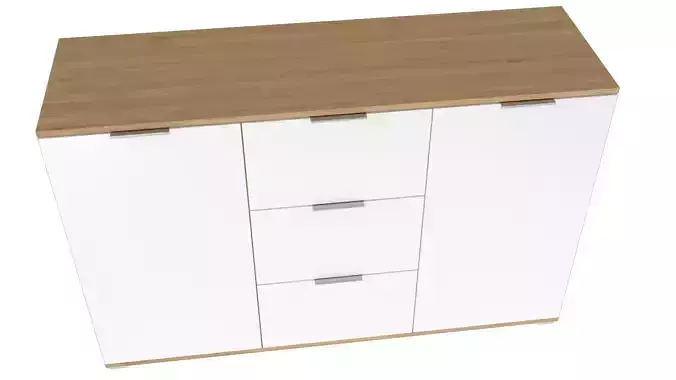 White Urban Chest of Drawers