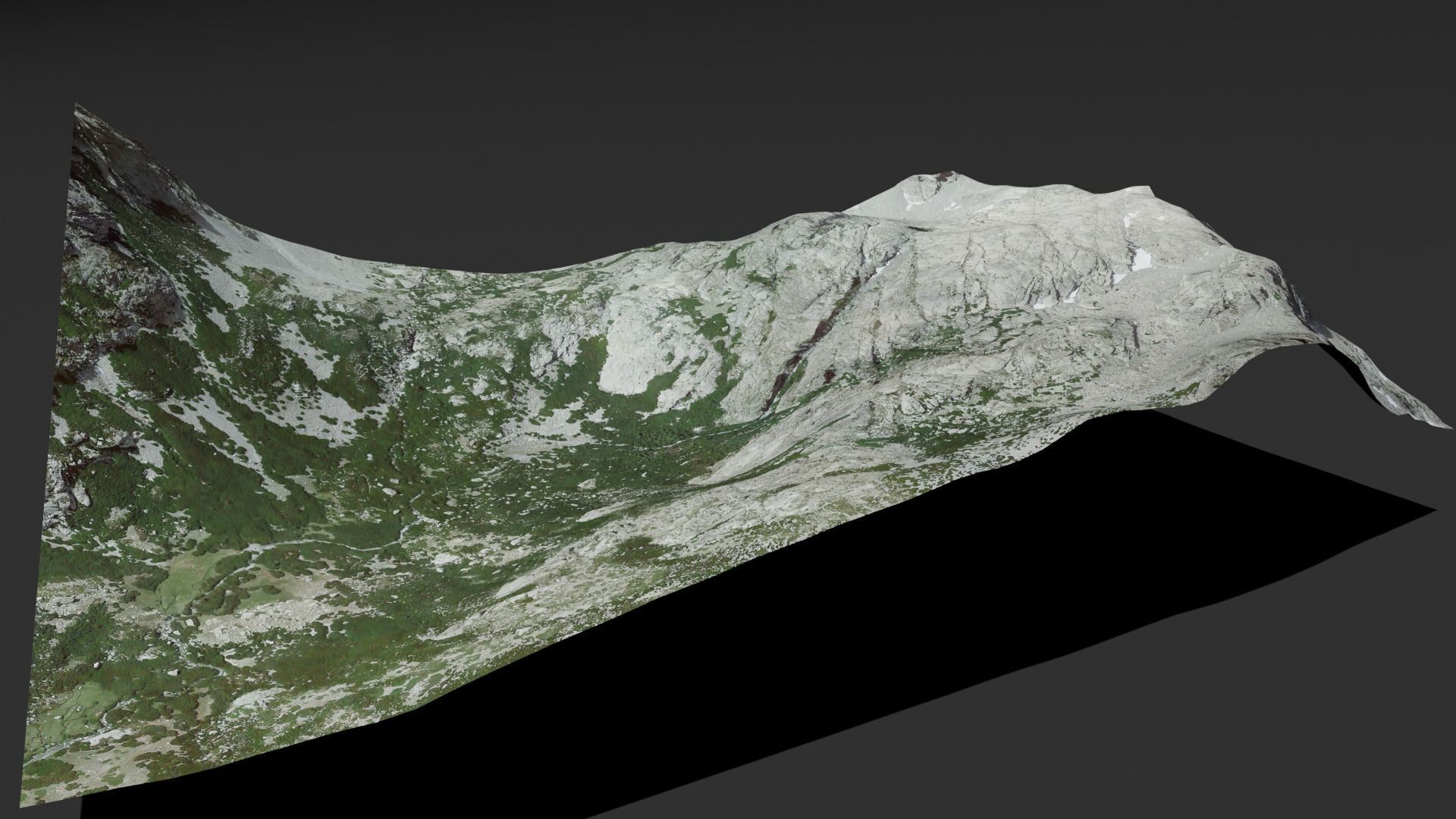 10 Background kitbash landscapes for your main scene Vol2 Low-poly 3D model_9