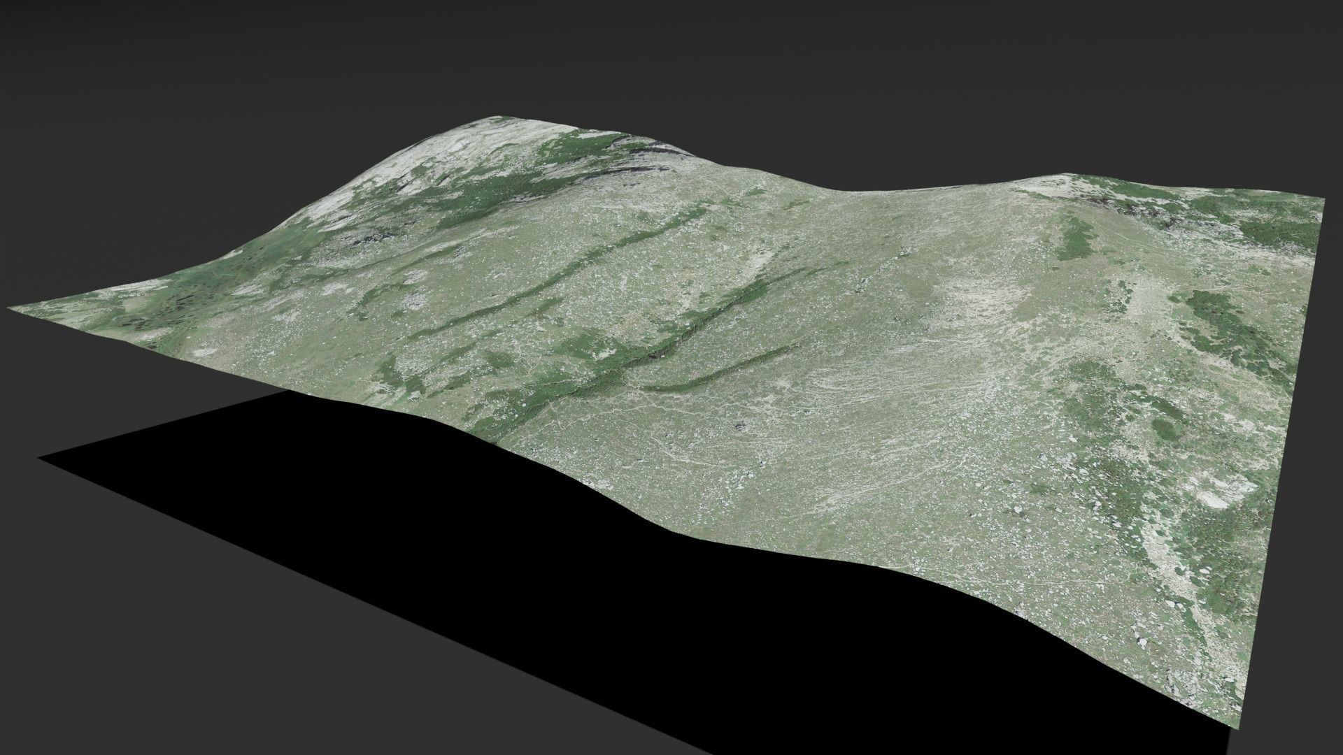 10 Background kitbash landscapes for your main scene Vol2 Low-poly 3D model_7