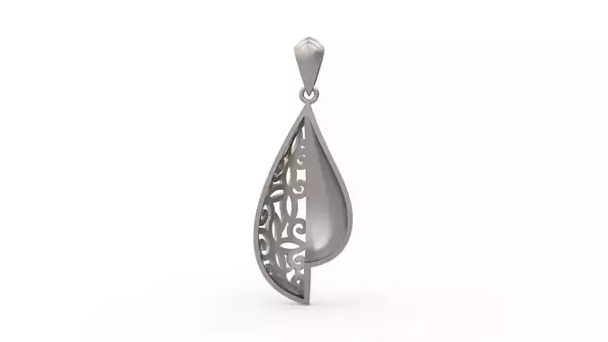 Ultra Vision Flower Pattern Women Pendant