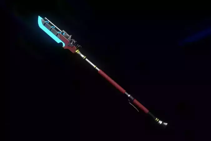 Energy Glave Low-poly 3D model