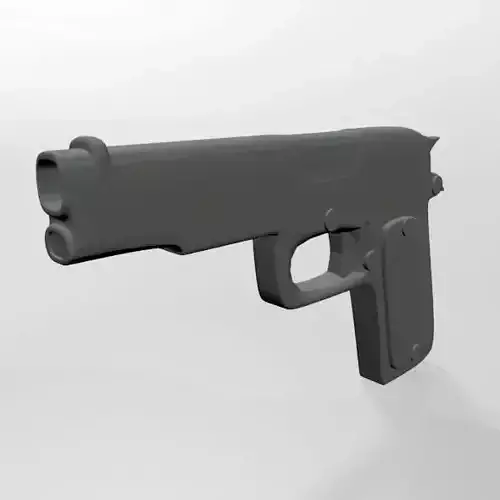 Gun 02 3D model