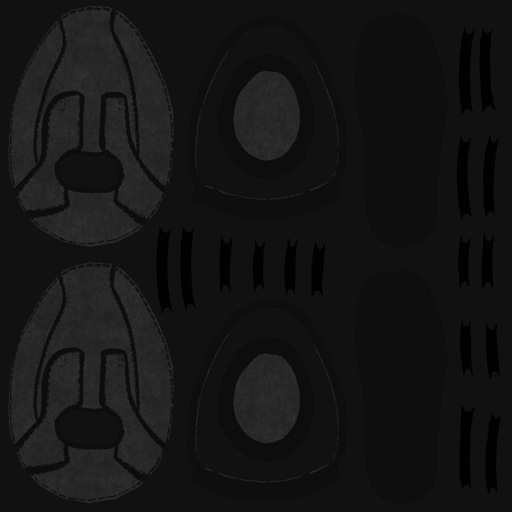 Police female Indian character Rigged Low-poly 3D model_17