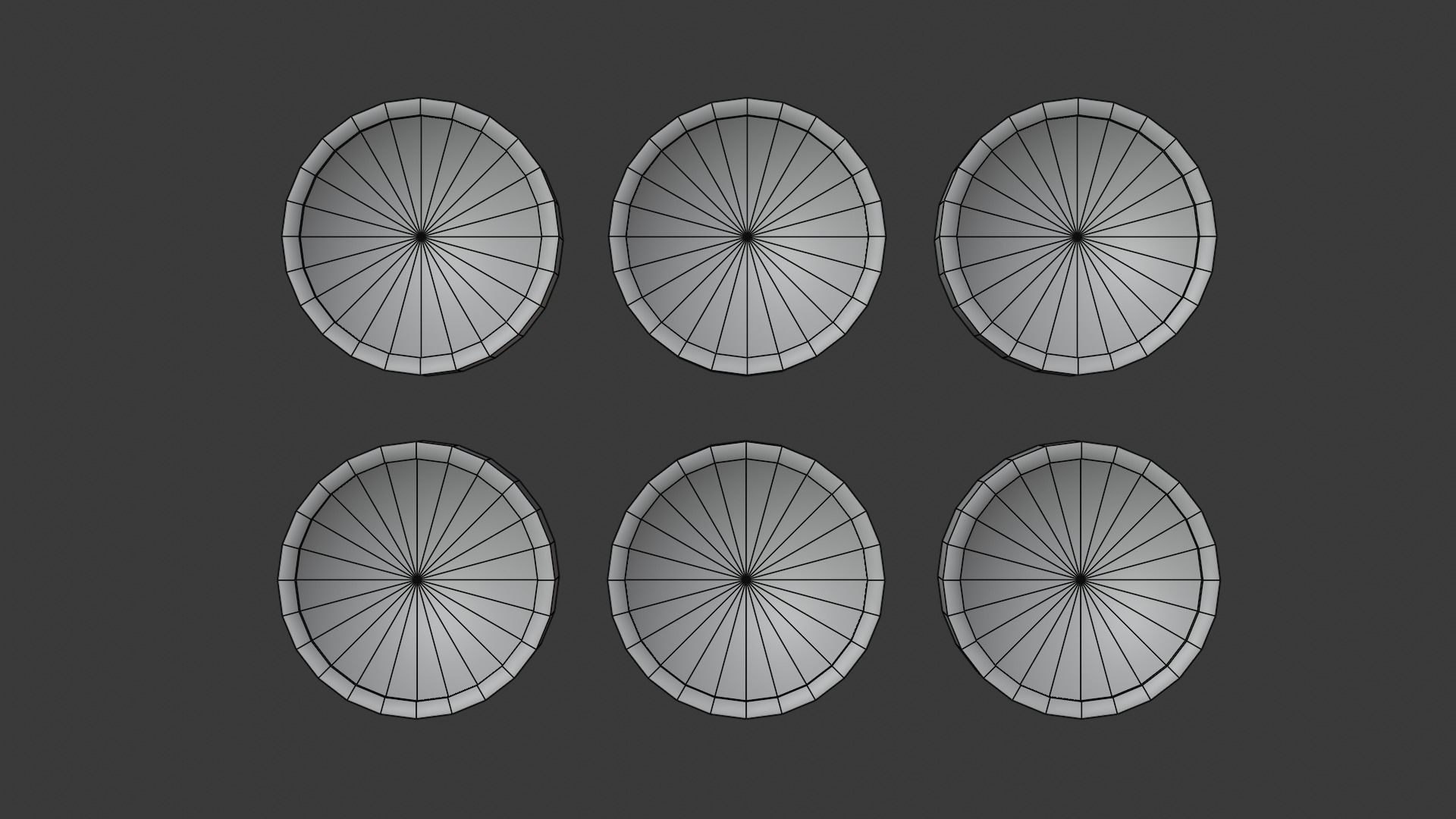 Coin pack Low-poly 3D model_3