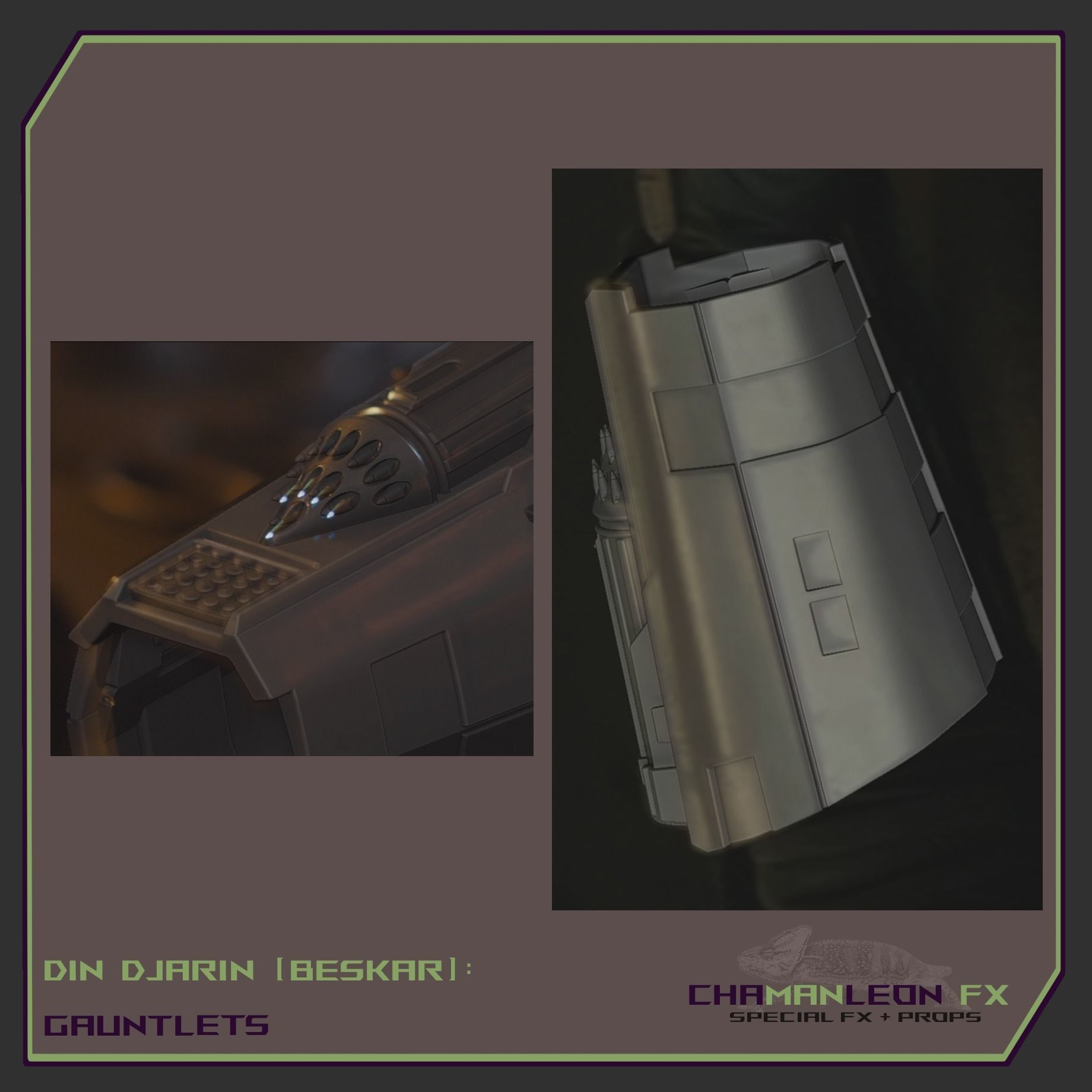 Din Djarin Mandalorian Beskar Gauntlets Cosplay Armor 3D print model_15